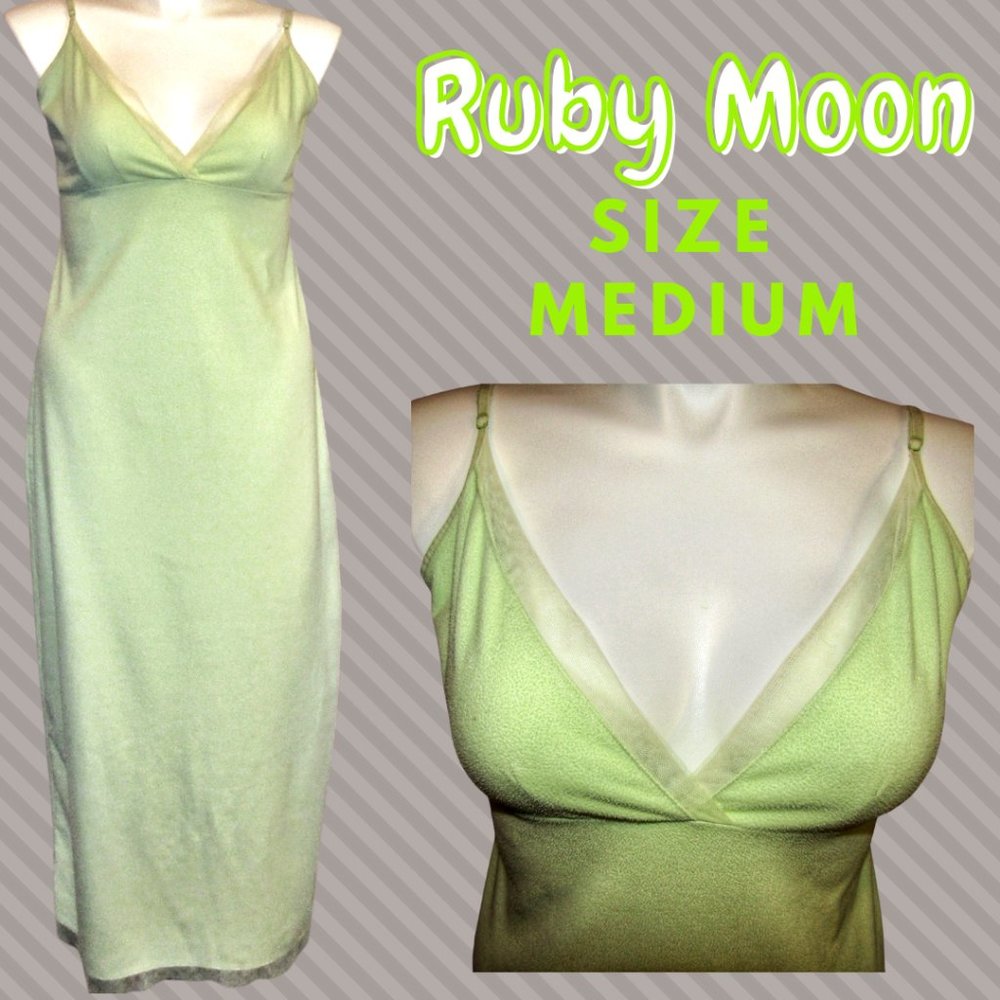 Women's Ruby Moon Light Green Medium Pajama Dress